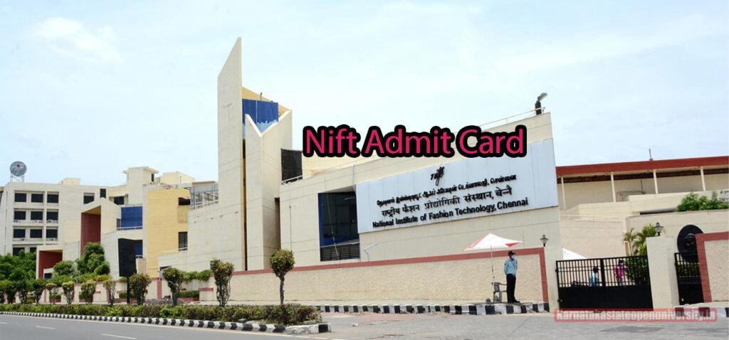 NIFT Admit Card 
