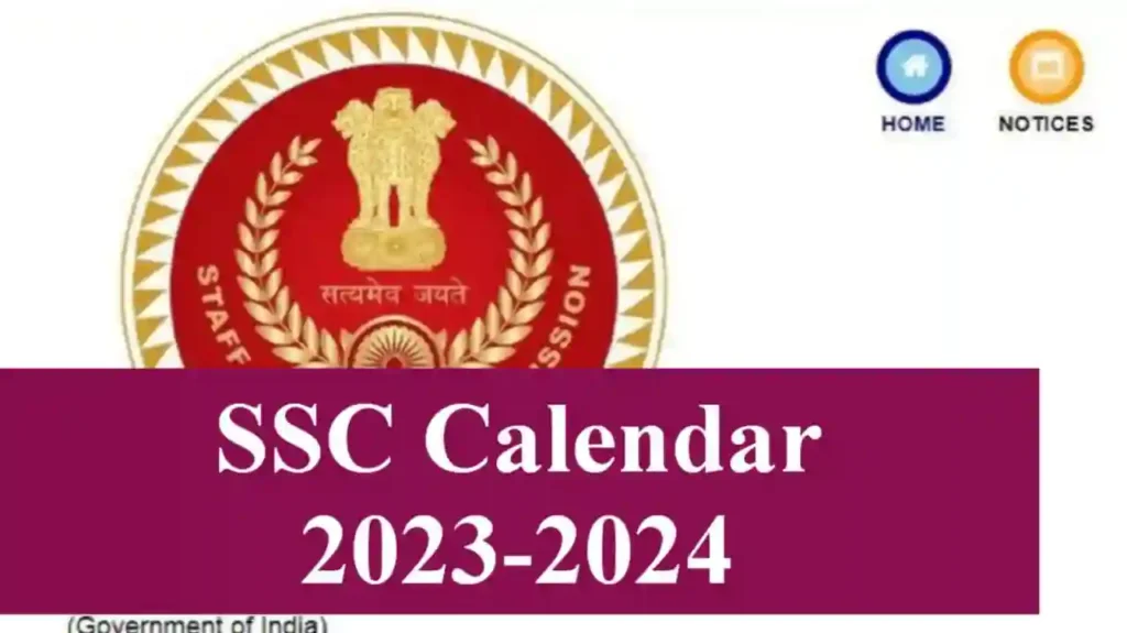 SSC Calendar 2023-2024